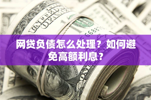 武汉网贷负债怎么处理？如何避免高额利息？