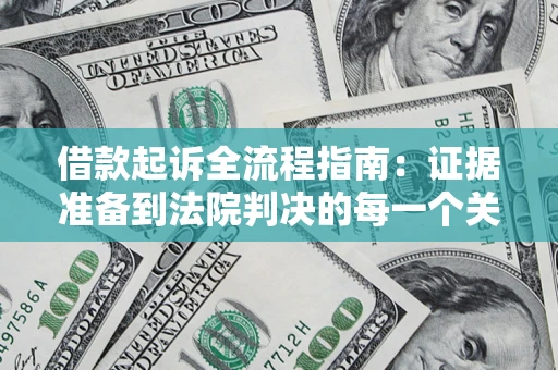 武汉借款起诉全流程指南：证据准备到法院判决的每一个关键步骤