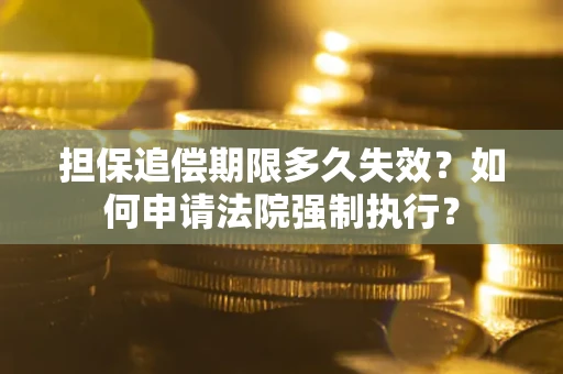 武汉担保追偿期限多久失效？如何申请法院强制执行？