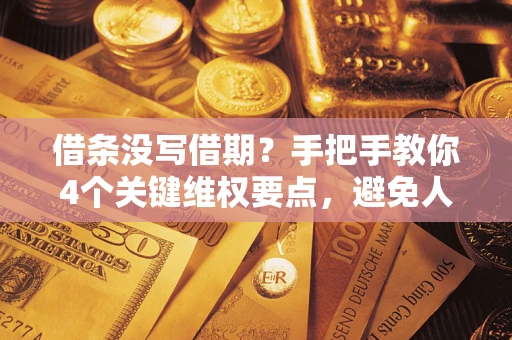 武汉借条没写借期？手把手教你4个关键维权要点，避免人财两空