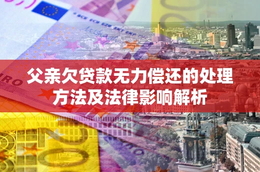 武汉父亲欠贷款无力偿还的处理方法及法律影响解析