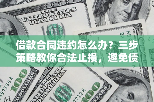 武汉借款合同违约怎么办？三步策略教你合法止损，避免债务危机升级