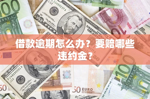 武汉借款逾期怎么办？要赔哪些违约金？
