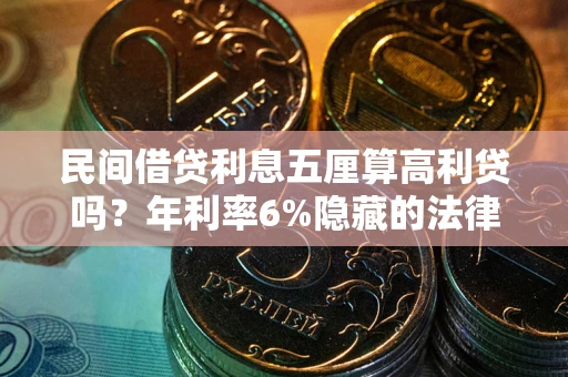 武汉民间借贷利息五厘算高利贷吗？年利率6%隐藏的法律风险全解析