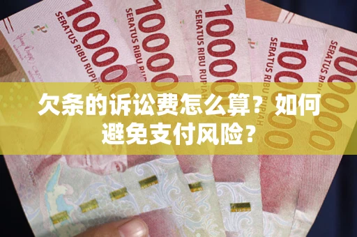 武汉欠条的诉讼费怎么算？如何避免支付风险？