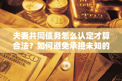 武汉夫妻共同债务怎么认定才算合法？如何避免承担未知的债务风险？