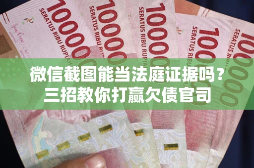 武汉微信截图能当法庭证据吗？三招教你打赢欠债官司