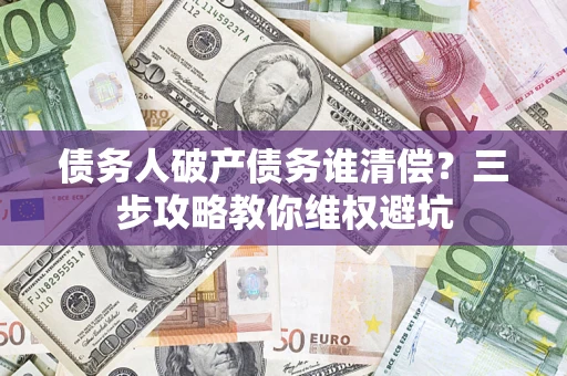 武汉债务人破产债务谁清偿?三步攻略教你维权避坑 武汉债务人破产债务谁清偿?三步攻略教你维权避坑